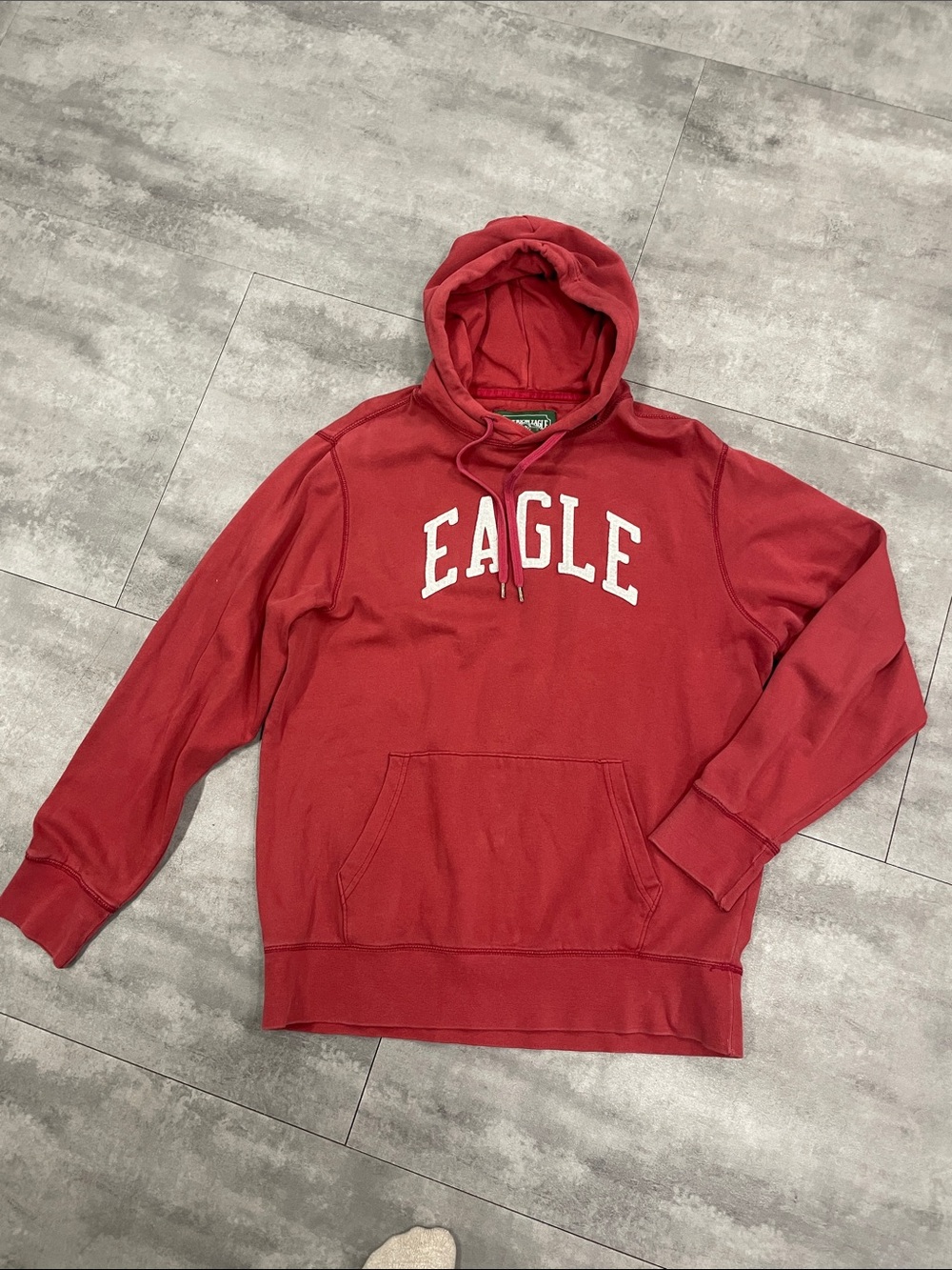 Size large tall , American Eagle distressed hoodie